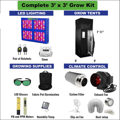 3' x 3' Complete Grow Kit
