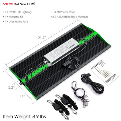 Viparspectra 2500W LED Grow Light PRO Series (P2500)