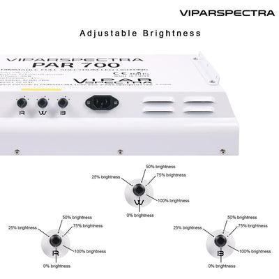 Viparspectra 700W Dimmable LED Grow Light (PAR700)