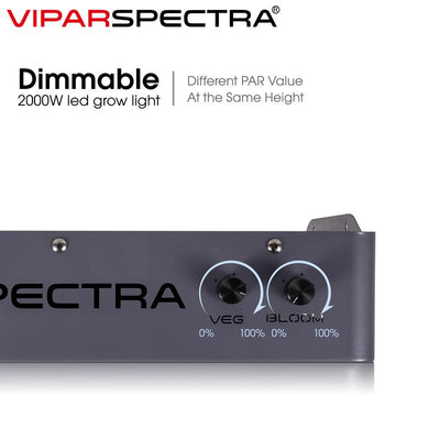 Viparspectra 2000W Dimmable LED Grow Light (VA2000)