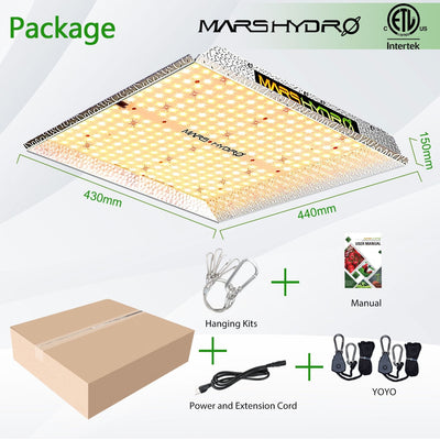 Mars Hydro 150W LED Grow Light (TS1000)