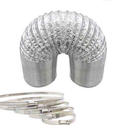 4'' Ducting and Clamps - GrOh Canada