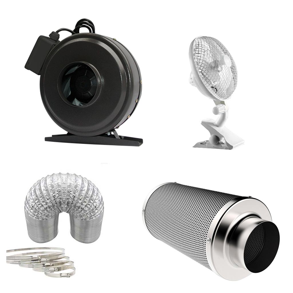 6'' Grow Tent Ventilation Combo