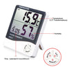 Hygrometer monitors humidity and temperature