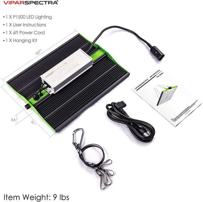 Viparspectra 1500W LED Grow Light PRO Series (P1500)