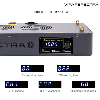 VIPARSPECTRA TIMER CONTROL GROW LIGHT